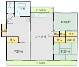 西諌早ハイツC棟401号