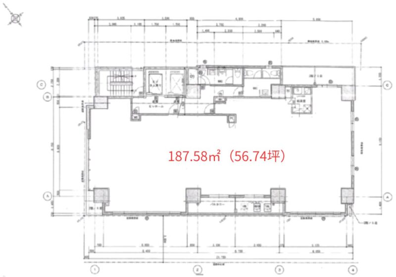 ネクサスコネクト桶屋町:2階平面図