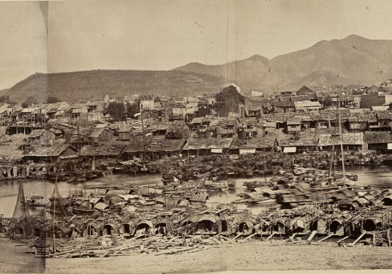No.7 長崎港と市街のパノラマ（1863年頃）